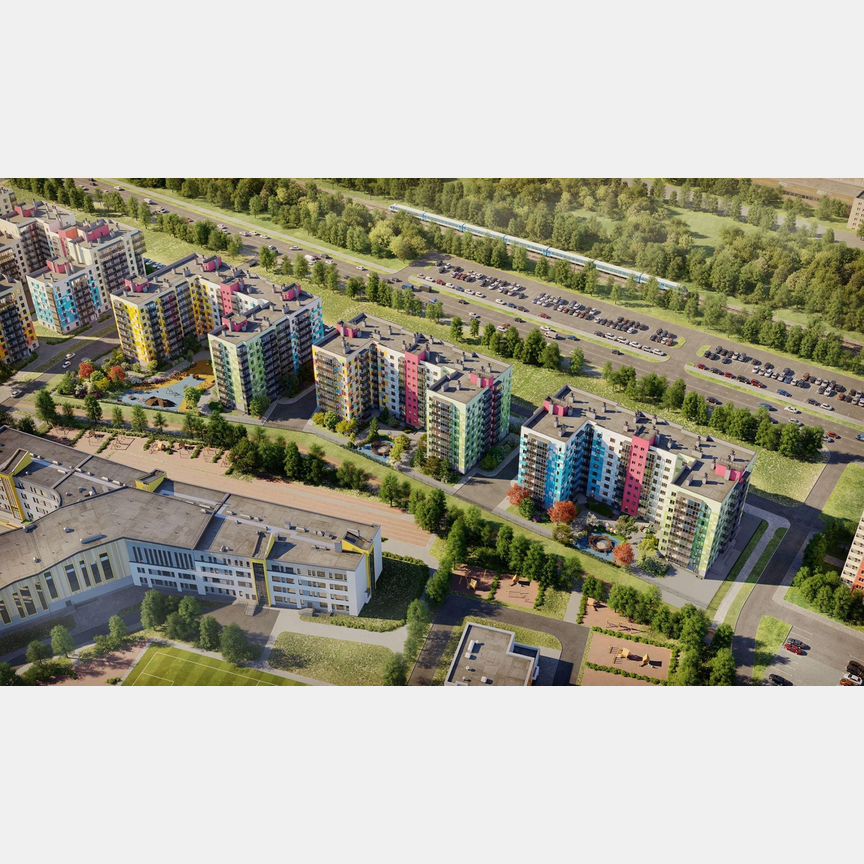 2-к. квартира, 53 м², 1/9 эт.