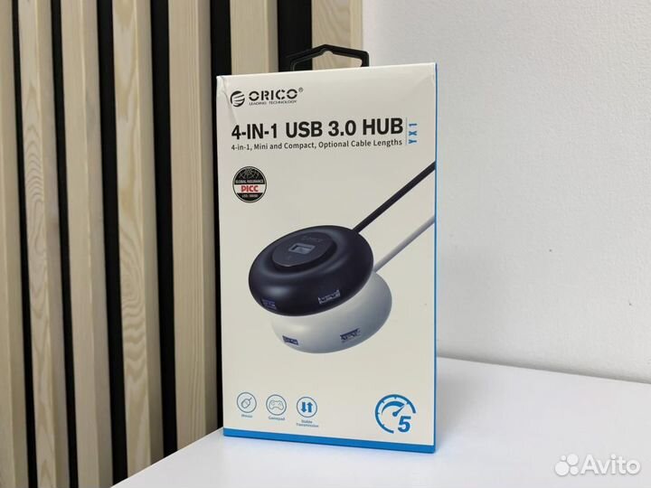 Orico Type-C хаб на 4 USB 3.0