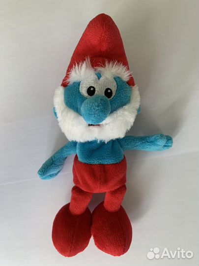 Папа-Смурф и Смурфетта-мягкие игрушки