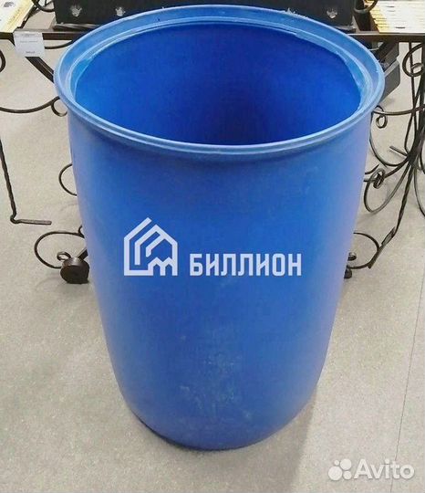 Бочка пластиковая без крышки бу 227 л
