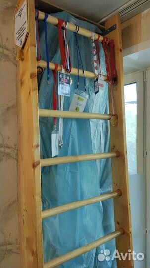 Детская шведская стенка деревянная