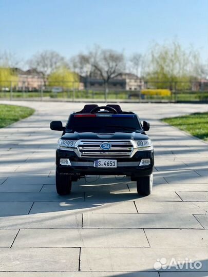 Детские машинки электромобили Джип Land Cruiser