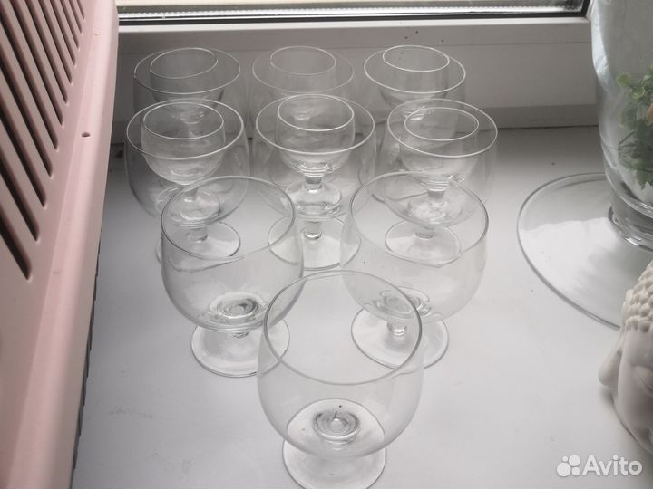 Бокалы, рюмки