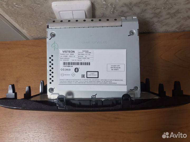 Штатная магнитола Nissan Visteon 10 GA X-trail