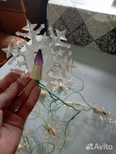 Ёлочные игрушки и гирлянды СССР