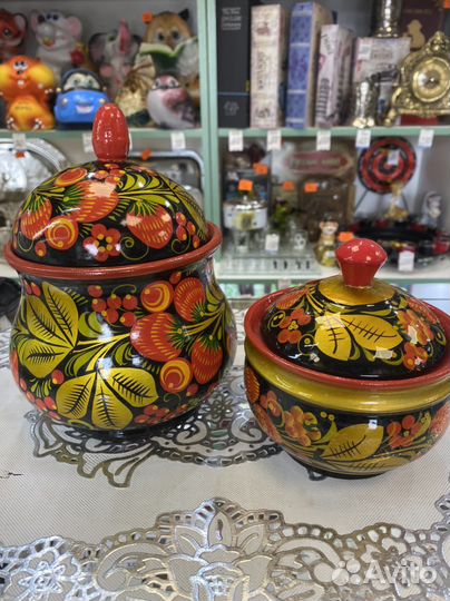 Посуда хохлома