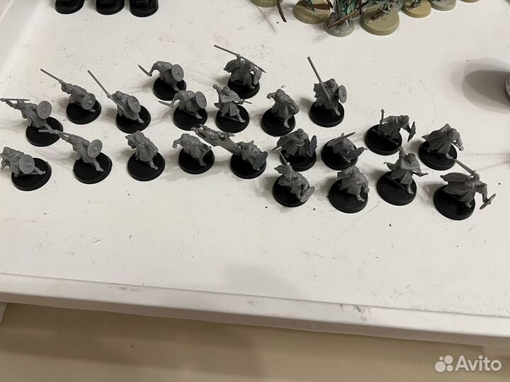 Рохан пехота 22 штуки lord of the rigs