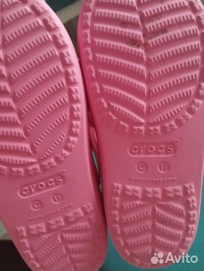 Сланцы детские crocs