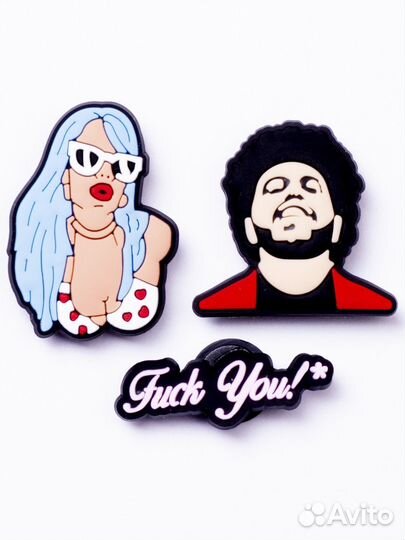 Значки для крокс