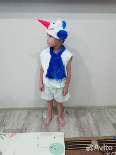 Новогодний костюм снеговика