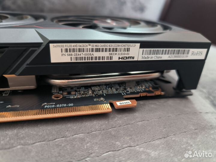 Видеокарта RX 6600 8Gb Sapphire pulse