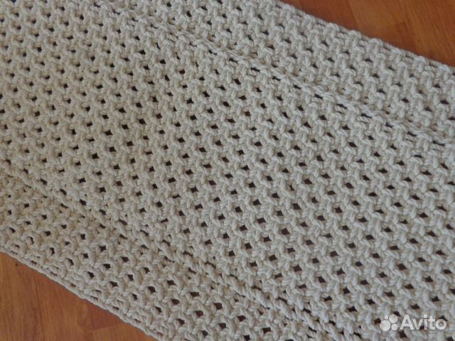 Массажный коврик-дорожка, плетёный, ручная работа