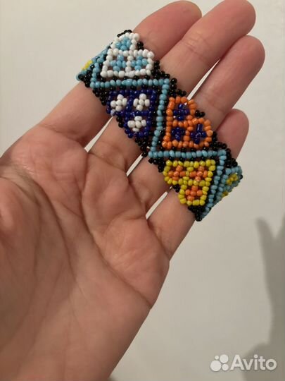 Браслет из бисера широкий
