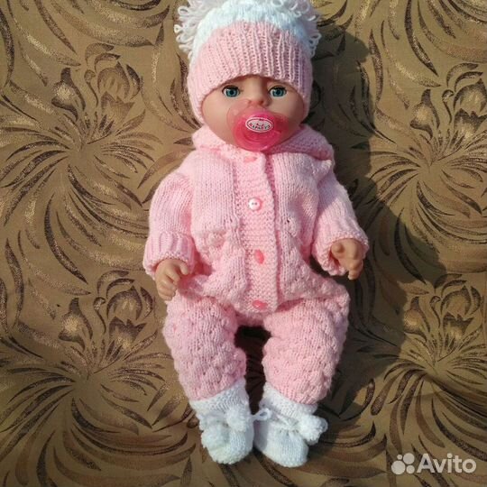 Вязаная одежда для беби бон и подобных кукол