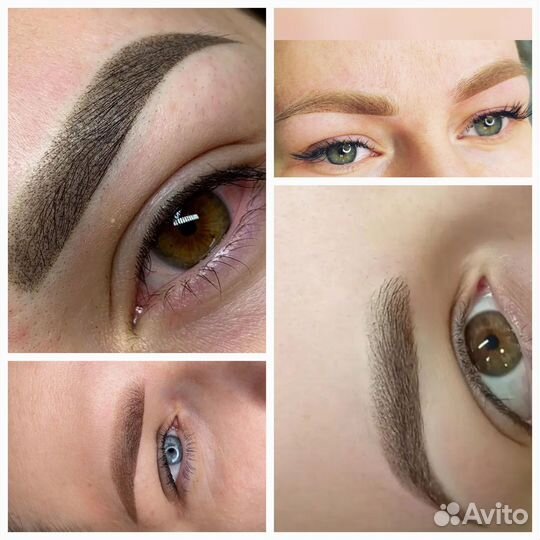 Перманентный макияж бровей и губ