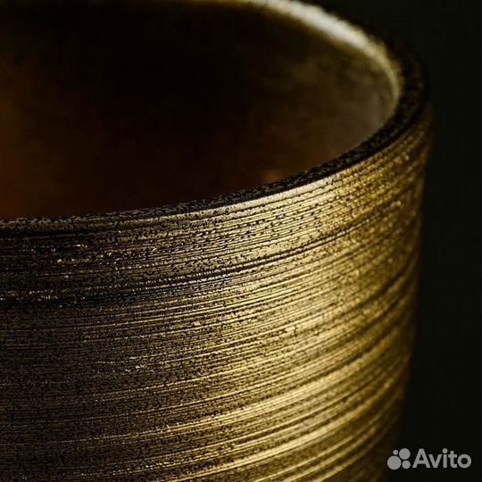 Горшок цветочный 'Золото' с поддоном, 8л