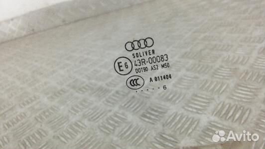 Стекло двери передней левой audi A6 C6 (27F11EO01)