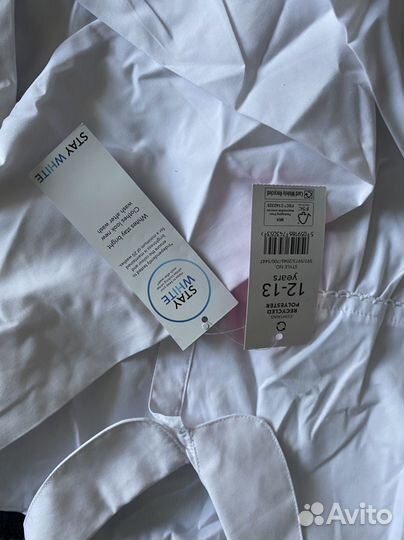 Рубашка белая фирменная