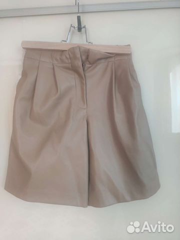 Шорты из эко кожи Zara