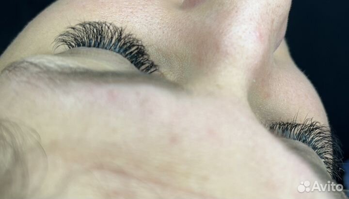 Наращивание ресниц на дому