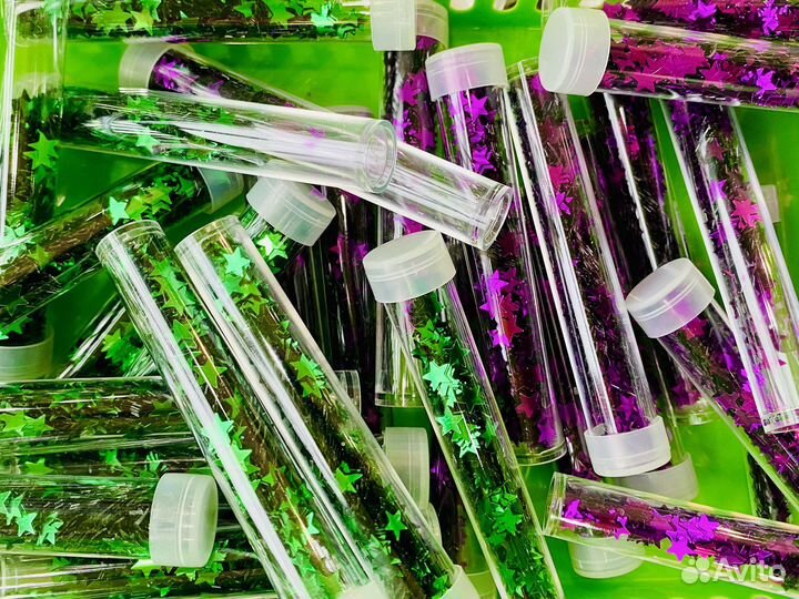 Блестки звёзды 12шт. для декора пайетки