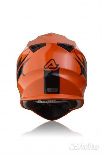 Мотошлем Acerbis linear Orange/White 2023