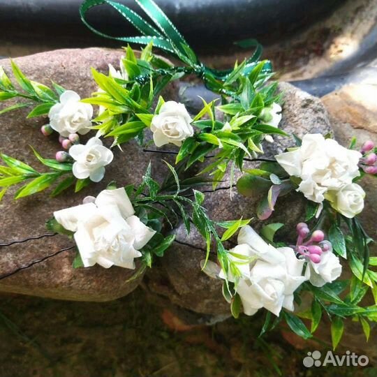 Свадебные украшения, аксессуары бохо/рустик