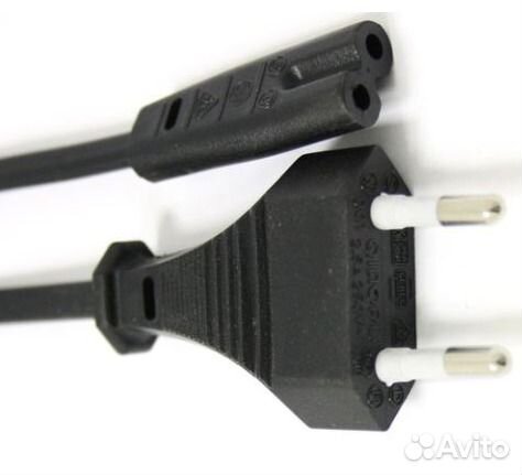 Провод питания двухжильный