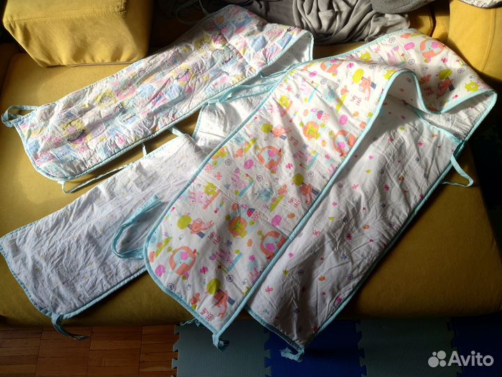 Бортики для детской кроватки