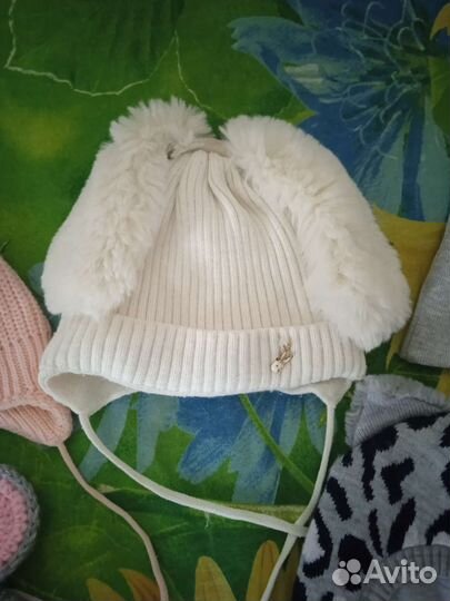 Шапки пакетом. 6-12 мес