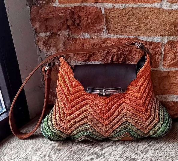 Сумка женская вязаная