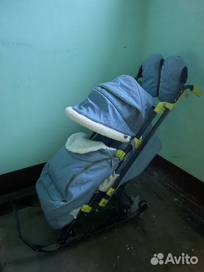 Санки на колесах бу