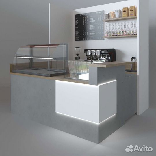 Стойки для Кофе с собой, Островки в ТЦ