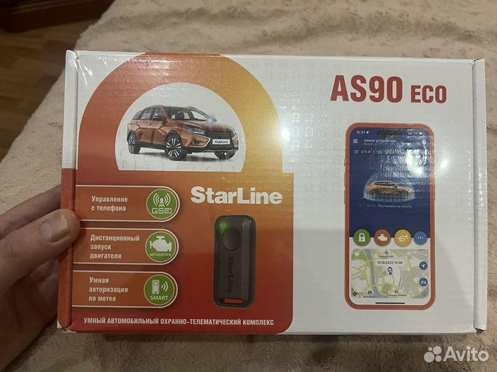 Сигнализация starline AS90 eco новая