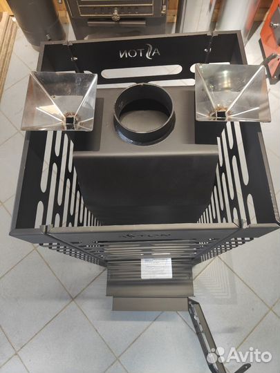 Печь для бани с закрытой каменкой