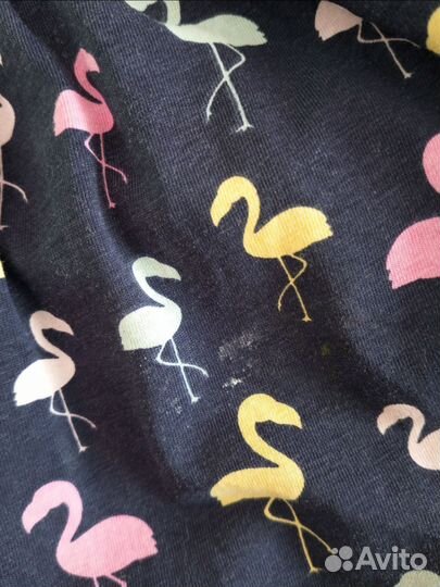 Платье Futurino с фламинго (рост 110 )