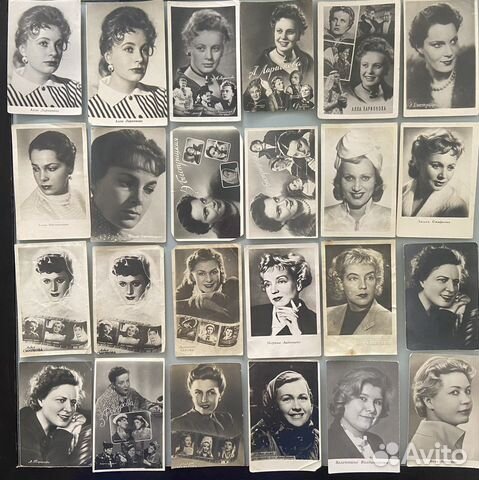 Открытки советских артистов