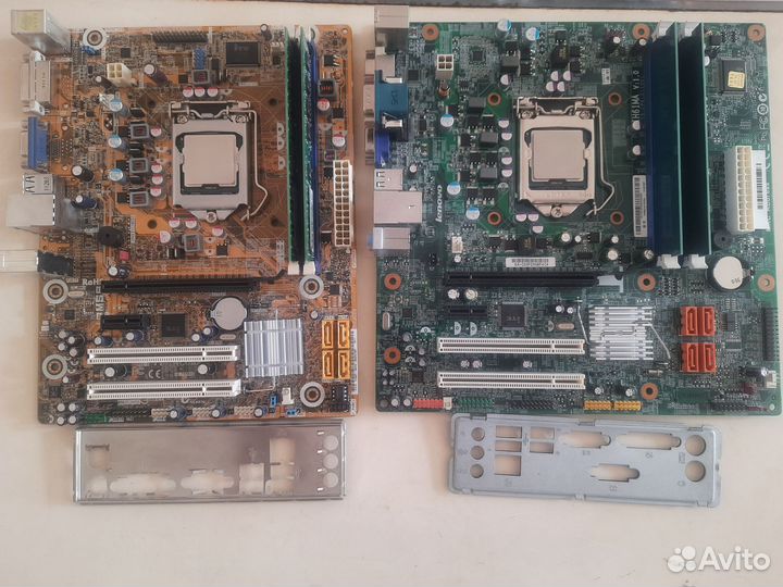 Материнские платы 1155 с процессором и озу