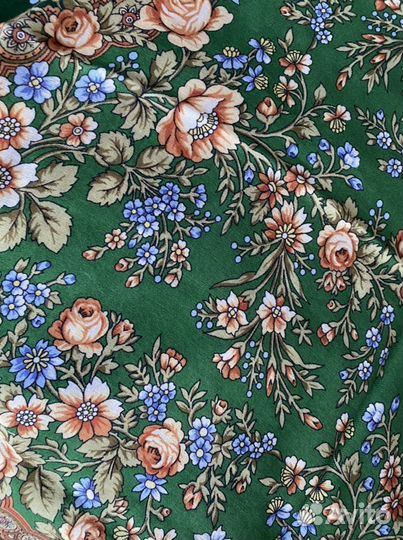 Павлопосадский шерстяной платок