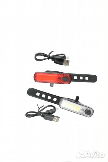 Фонари для велосипеда комплект перед/зад klonk, 11