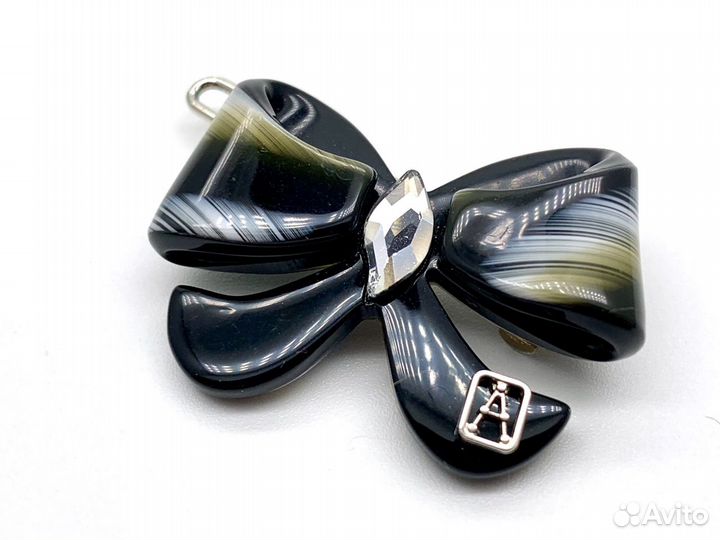 Заколка Alexandre de Paris. Бантик со Сваровски