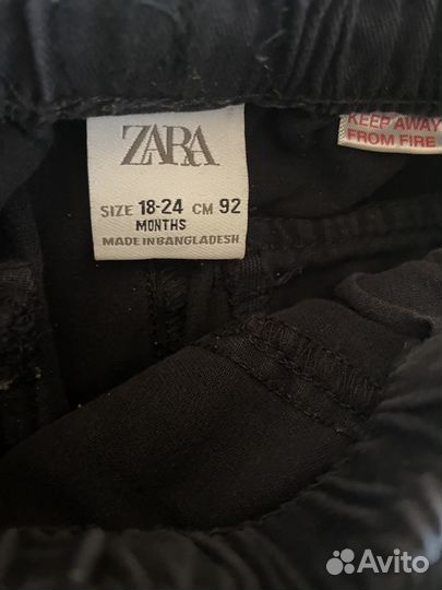 Рубашка и брюки zara для мальчика 92