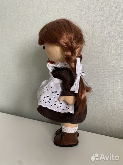 Кукла текстильная Школьница, 30 см