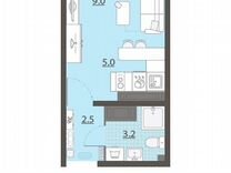 Квартира-студия, 19,7 м², 21/25 эт.