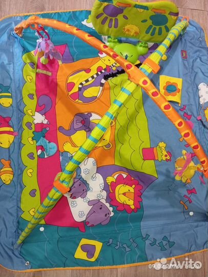 Развивающий коврик tiny love зоосад