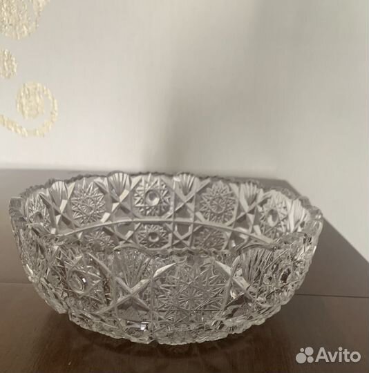 Ваза хрустальная большая СССР