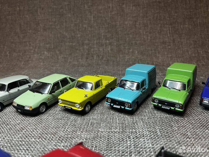 Модели автомобилей Москвич Азлк Иж 1:43