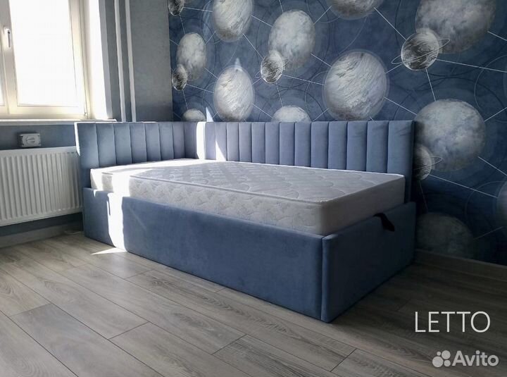 Детская кровать с мягкими бортиками