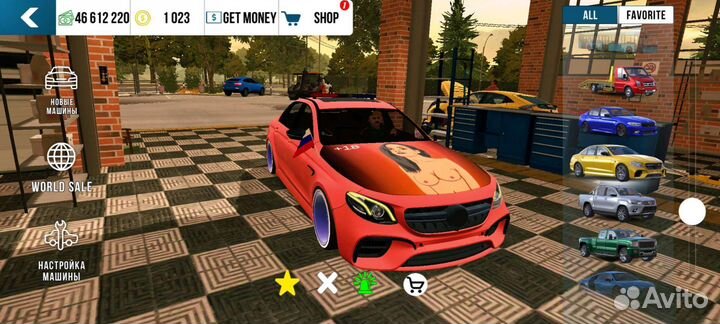 Машины в кар паркинг