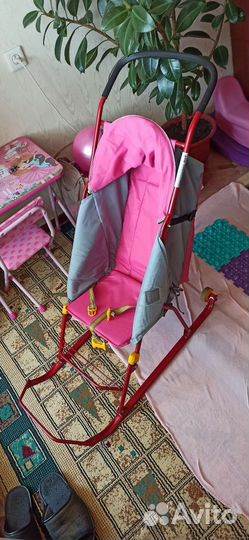 Детские санки коляска